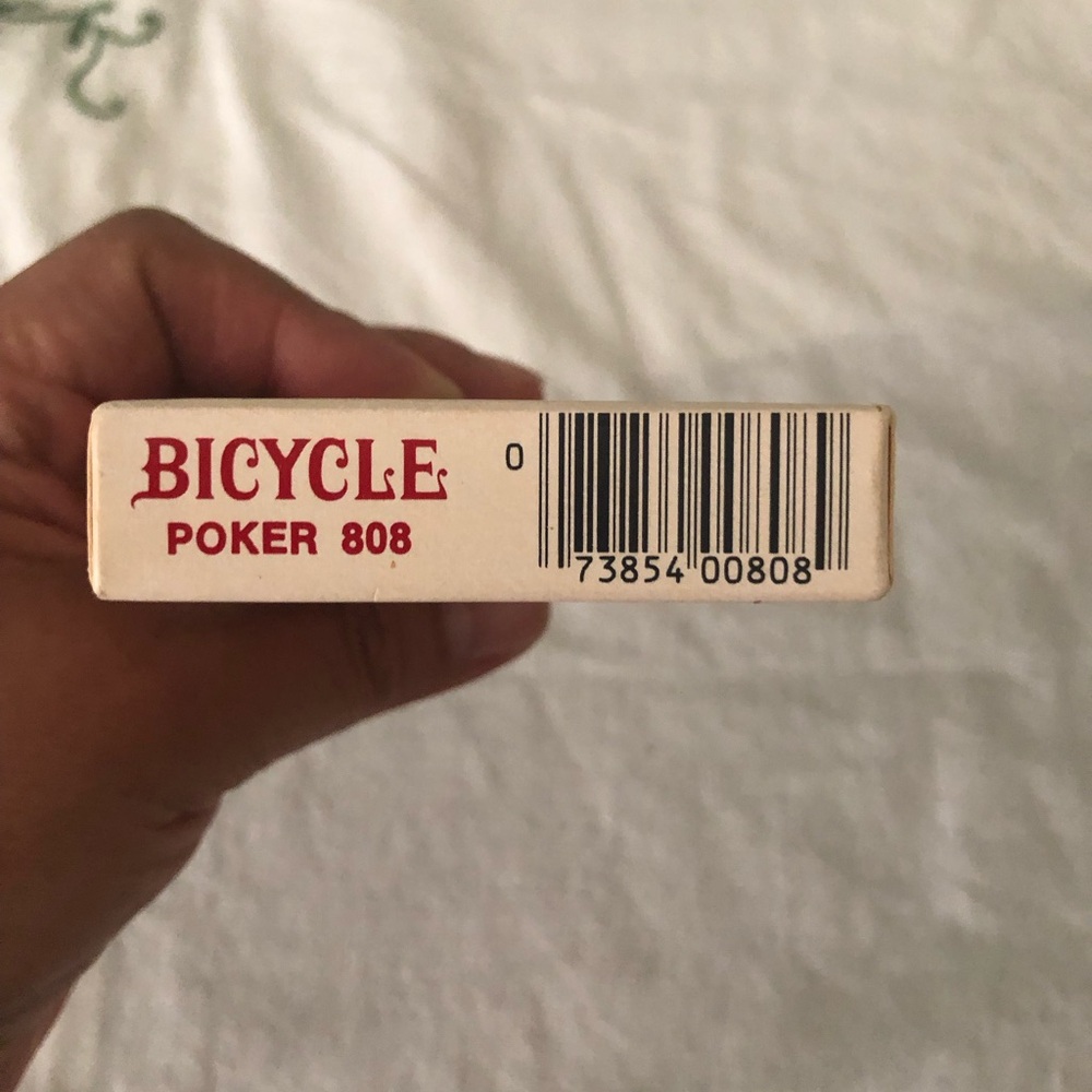 Bicycle Rider Back Playing Cards Made in USA 808 Red - Picture 3 of 5